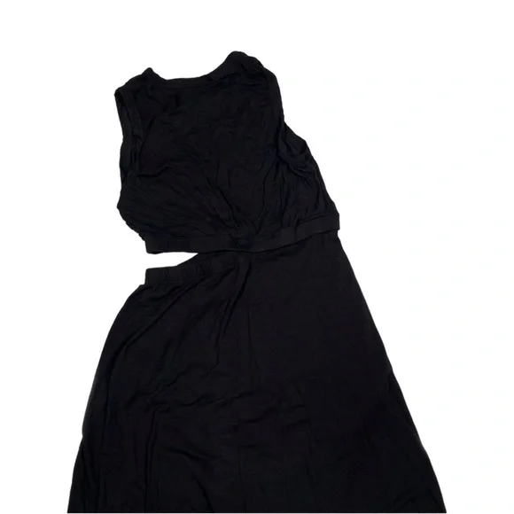 A.L.C. Jaxon Black Side Cut Out Maxi Dress Bodycon Sleeveless Size S - Picture 8 of 12